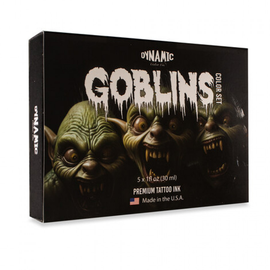 Тату краска Dynamic Colors Goblins Color Set (5 пигментов) 30 мл